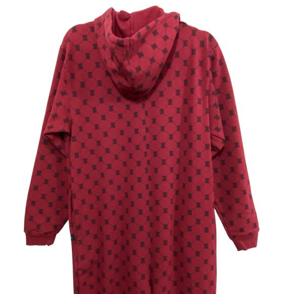 Savage Fenty by Rihanna Jumpsuit Foever Savage Hooded Onesie Red Size Small - Picture 5 of 7